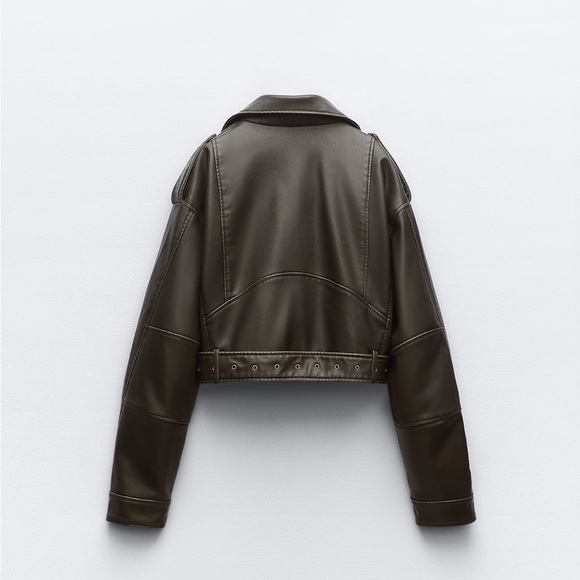 Zara leather jacket - Picture 3 of 4